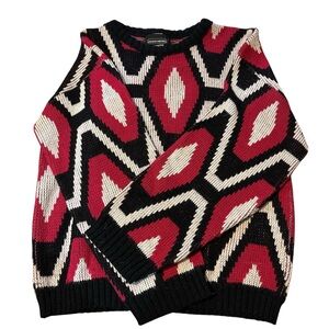 Vintage Geometric Jacques Michel Sweater
